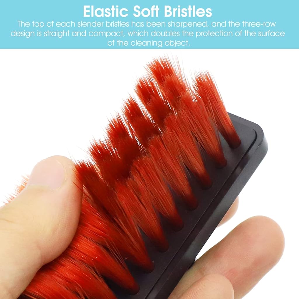 ZORBES 5 in 1 Reusable Cleaning Brush Kit for Earbud,Keyboard,Earbud Case Including Nylon Bristles, Flocking Sponge, High-density Brush, Metal Pen Tip and Keycap Puller-Black ZORBES 5 in 1 Reusable Cleaning Brush Kit for Earbud,Keyboard,Earbud Case Including Nylon Bristles, Flocking Sponge, High-density Brush, Metal Pen Tip and Keycap Puller-Black